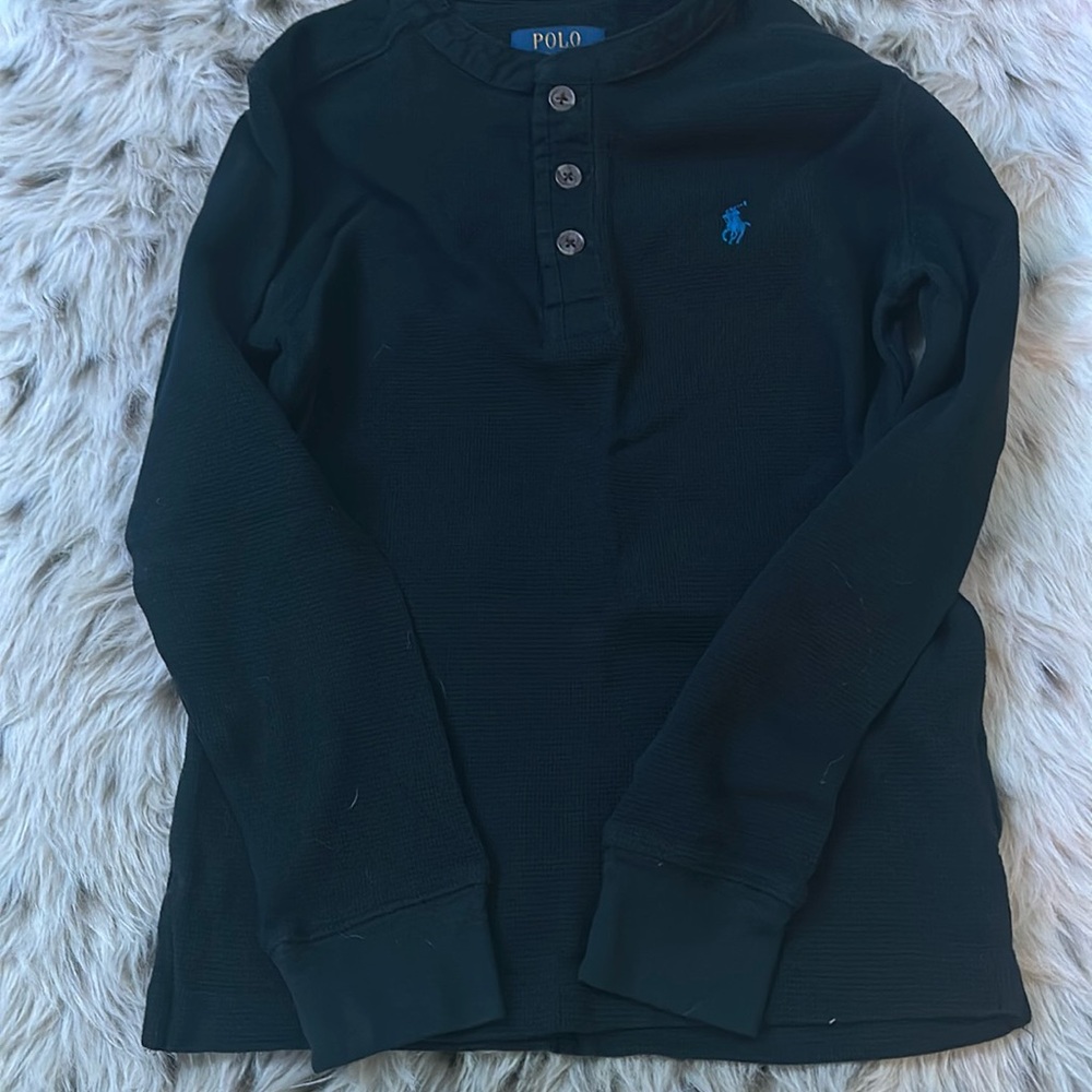 Stretchy cute button-down polo